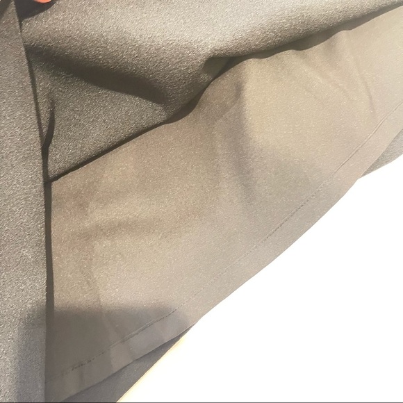 Chelsea28 Black Crepe Side Ruffle Sleeve Sheath Dress - Picture 15 of 17